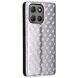 Чехол Deexe Rhombus Book для Motorola Moto G15 / G15 Power - Silver (372611S). Фото 8 из 10