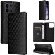 Чохол Deexe Rhombus Book для OnePlus Nord 6 - Black (411901B). Фото 8 з 10