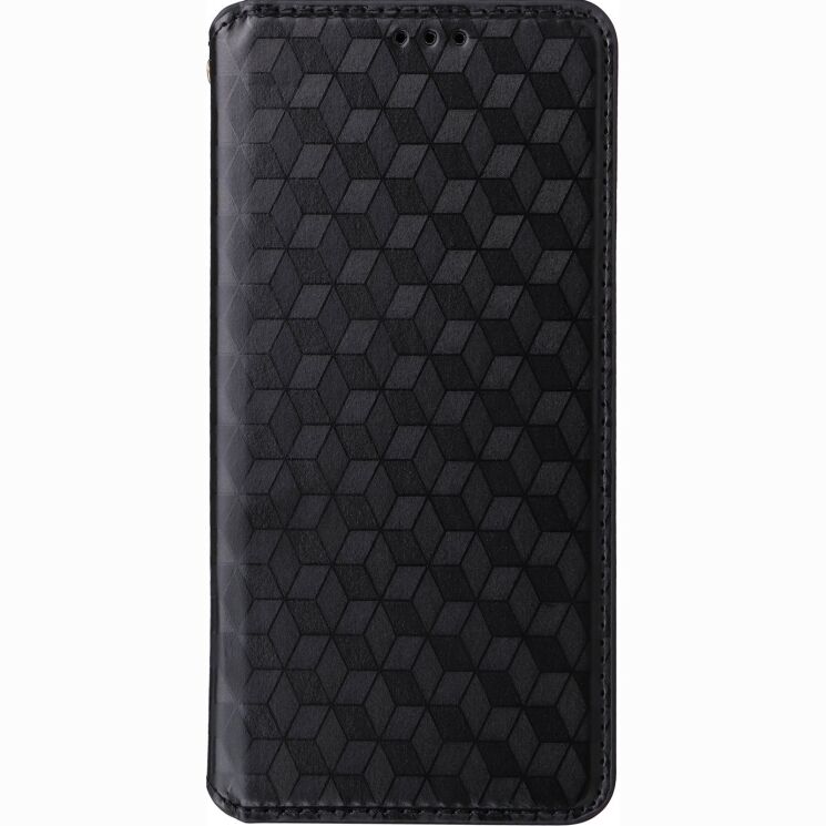 Чохол Deexe Rhombus Book для OnePlus Nord 6 - Black: фото 6 з 10