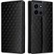 Чохол Deexe Rhombus Book для OnePlus Nord 6 - Black (411901B). Фото 1 з 10