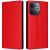 Чехол Deexe Rhombus Book для Realme Note 70 - Red: фото 1 из 7