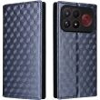 Чехол Deexe Rhombus Book для Xiaomi Poco F9 Ultra - Blue (430113L)