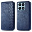 Чехол Deexe Rhombus Wallet для Honor X8a - Blue (335329L)