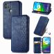 Чехол Deexe Rhombus Wallet для Motorola Moto G9 Power - Blue (252419L). Фото 1 из 21