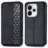 Чехол Deexe Rhombus Wallet для OPPO Reno 15 Pro - Black: фото 1 из 8