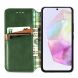 Чехол Deexe Rhombus Wallet для Samsung Galaxy A35 (A356) - Green (348086G). Фото 2 из 6