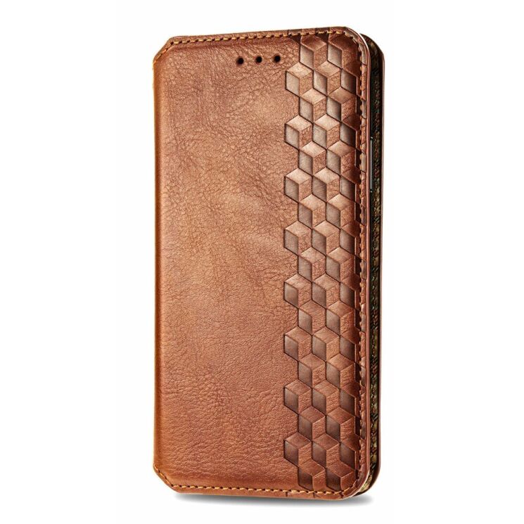 Чохол Deexe Rhombus Wallet для Samsung Galaxy M62 - Brown: фото 2 з 13