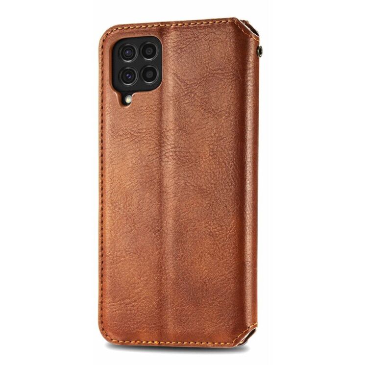 Чохол Deexe Rhombus Wallet для Samsung Galaxy M62 - Brown: фото 3 з 13