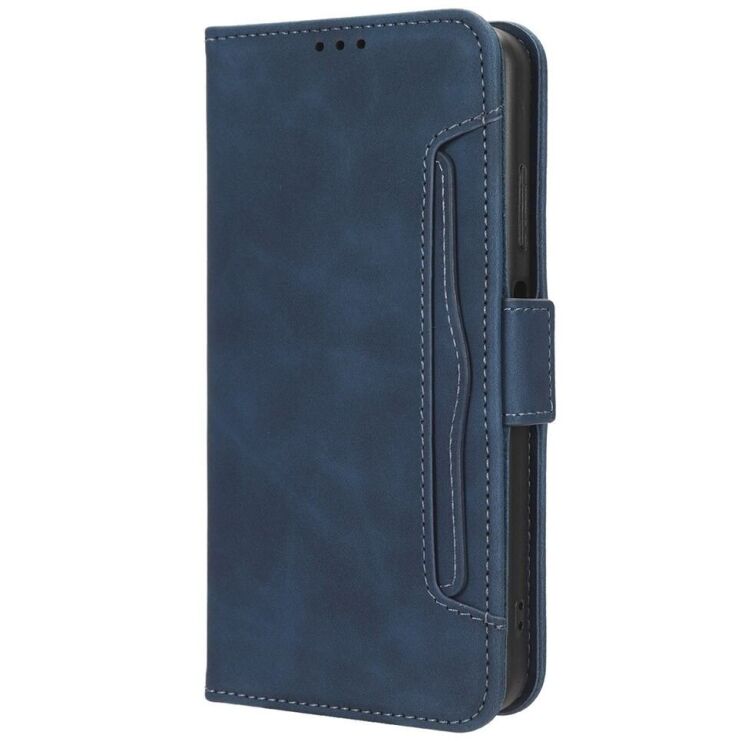 Чехол Deexe Wallet Stand для Motorola Moto G24 Power / G04 / G04s / E14 - Blue: фото 5 из 7