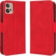 Чехол Deexe Wallet Stand для Motorola Moto G32 - Red (304429R)