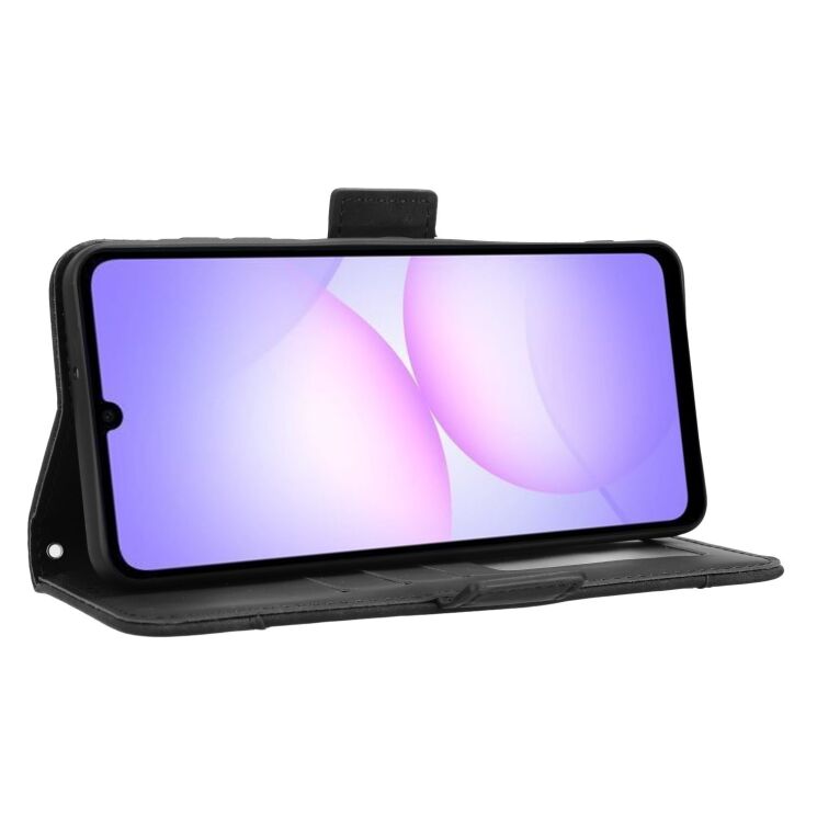 Чохол Deexe Wallet Stand для Samsung Galaxy A07 (A075) - Black: фото 6 з 15