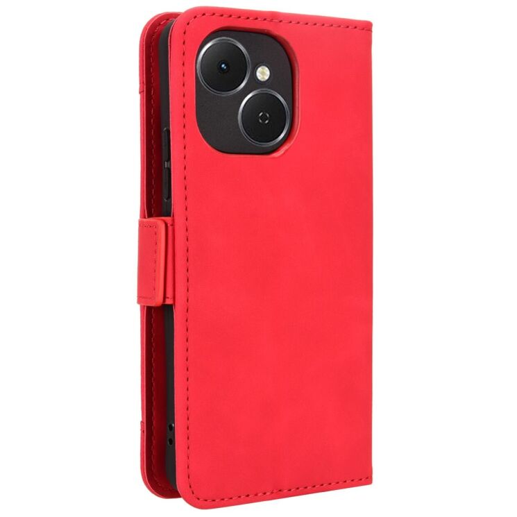 Чехол-книжка с кармашками Deexe Wallet Stand для TECNO Spark 40C - Red: фото 7 из 15