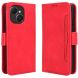Чехол-книжка с кармашками Deexe Wallet Stand для TECNO Spark 40C - Red (390304R). Фото 1 из 15