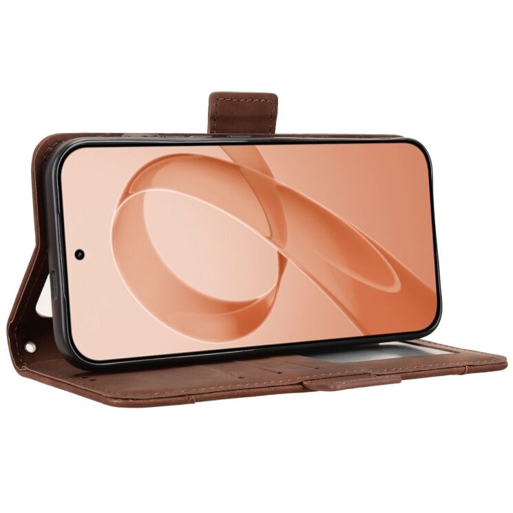 Чехол Deexe Wallet Stand для Xiaomi Poco F8 Ultra - Brown (403405Z) Чехол Deexe Wallet Stand для Xiaomi Poco F8 Ultra - Brown: фото 5 из 14