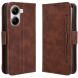 Чехол Deexe Wallet Stand для Xiaomi Poco X7 Pro - Brown (371703Z). Фото 1 из 7