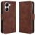 Чохол Deexe Wallet Stand для Xiaomi Poco X7 Pro - Brown: фото 1 з 7