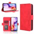 Чехол Deexe Wallet Stand для ZTE Nubia V70 Max - Red (381201R)