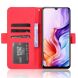 Чехол Deexe Wallet Stand для ZTE Nubia V70 Max - Red (381201R). Фото 5 из 15
