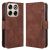 Чехол Deexe Wallet Stand для ZTE Nubia V70 - Brown: фото 1 из 7