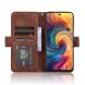 Чехол Deexe Wallet Stand для ZTE Nubia V70 - Brown (381501Z). Фото 3 из 7
