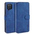 Чехол DG.MING Retro Style для Samsung Galaxy A12 (A125) / A12 Nacho (A127) / M12 (M127) - Blue (260359L)