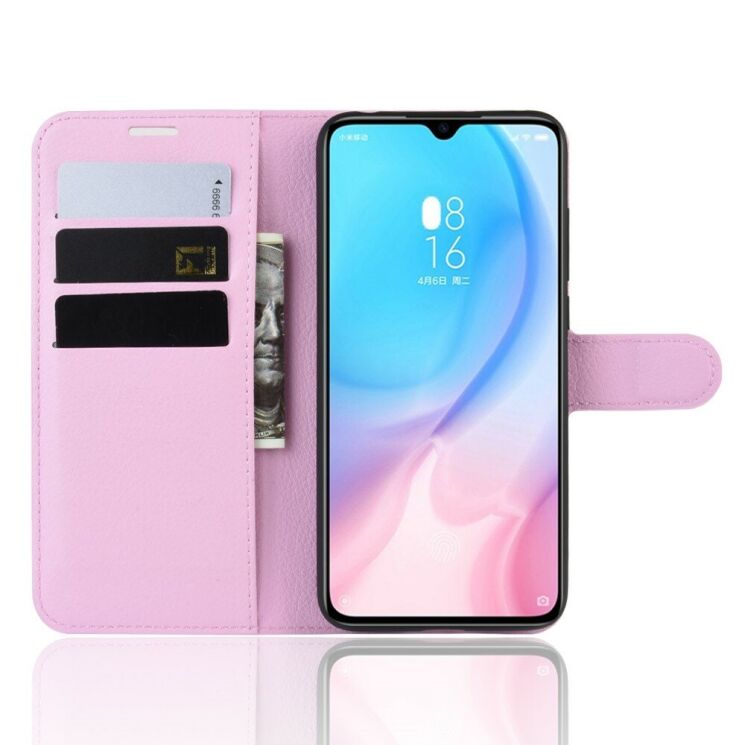 Класичний чохол-книжка Deexe Book Type для Xiaomi Mi CC9 / Mi 9 Lite - Pink: фото 4 з 6