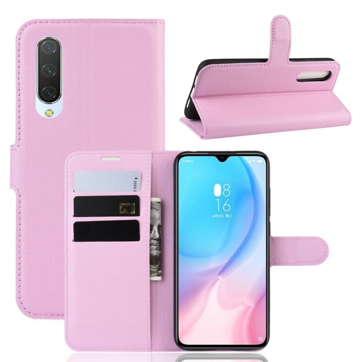 Класичний чохол-книжка Deexe Book Type для Xiaomi Mi CC9 / Mi 9 Lite - Pink: фото 1 з 6