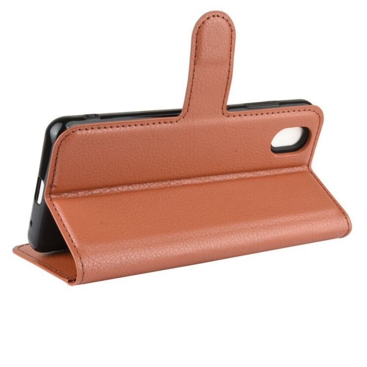 Классический чехол-книжка Deexe Book Type для ZTE Blade A3 (2020) - Brown: фото 5 из 6