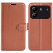 Чехол-книжка Deexe Book Type для ZTE Blade A54 - Brown (344301Z)