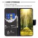 Чехол-книжка Deexe Color Wallet для Realme C63 / C61 / Note 60x - Golden Butterflies (359700F). Фото 5 из 6