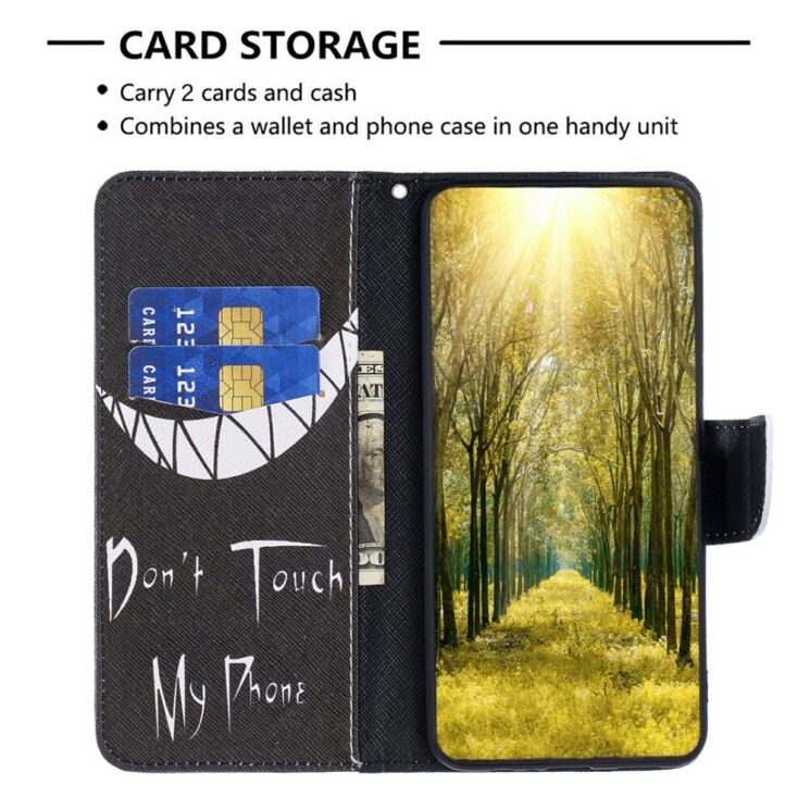 Чехол-книжка Deexe Color Wallet для Realme C63 / C61 / Note 60x - Golden Butterflies: фото 5 из 6
