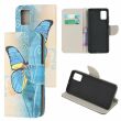 Чехол-книжка Deexe Color Wallet для Samsung Galaxy A31 (A315) - Blue Butterfly (249118C)