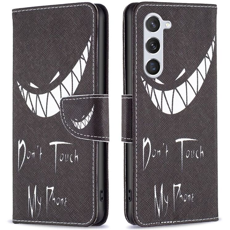 Чехол-книжка Deexe Color Wallet для Samsung Galaxy S24 (S921) / Galaxy S25 (S931) - Don't Touch My Phone: фото 1 из 7