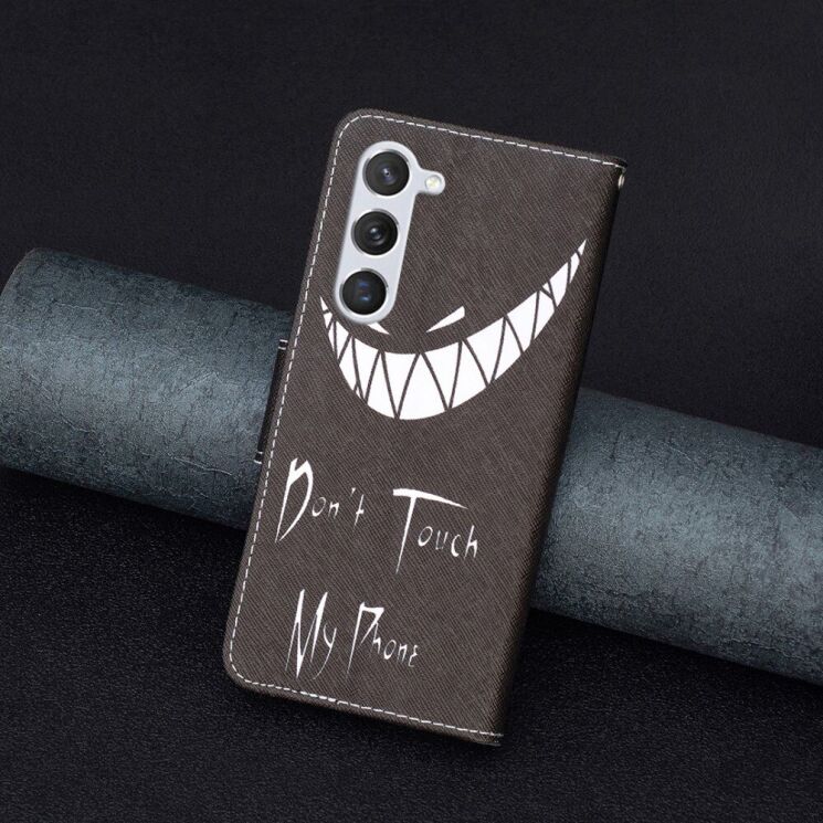 Чехол-книжка Deexe Color Wallet для Samsung Galaxy S24 (S921) / Galaxy S25 (S931) - Don't Touch My Phone: фото 4 из 7