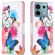 Чохол-книжка Deexe Color Wallet для Xiaomi Redmi Note 13 Pro 5G / Poco X6 - Two Butterflies (341145F)