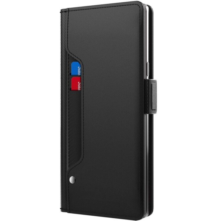 Чехол-книжка Deexe Eclipse Wallet для Motorola Moto G35 - Black: фото 3 из 8