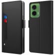 Чехол-книжка Deexe Eclipse Wallet для Motorola Moto G35 - Black (367925B)