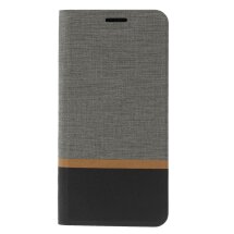 Чехол-книжка Deexe Lines Texture для Xiaomi Mi Play - Grey: фото 1 из 5