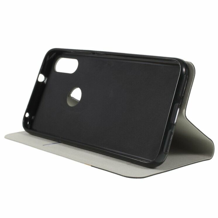 Чехол-книжка Deexe Lines Texture для Xiaomi Mi Play - Grey: фото 4 из 5