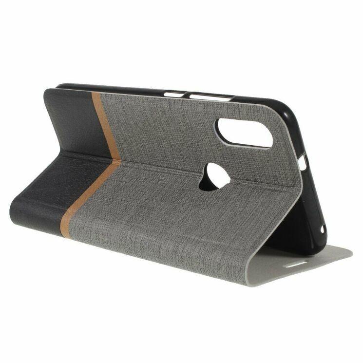 Чехол-книжка Deexe Lines Texture для Xiaomi Mi Play - Grey: фото 5 из 5