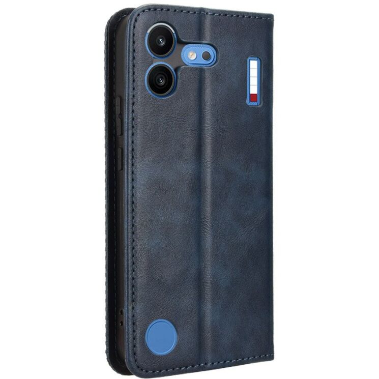 Чохол-книжка Deexe Retro Style для Nothing Phone (4b) - Blue: фото 7 з 17