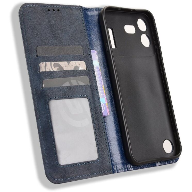 Чохол-книжка Deexe Retro Style для Nothing Phone (4b) - Blue: фото 4 з 17