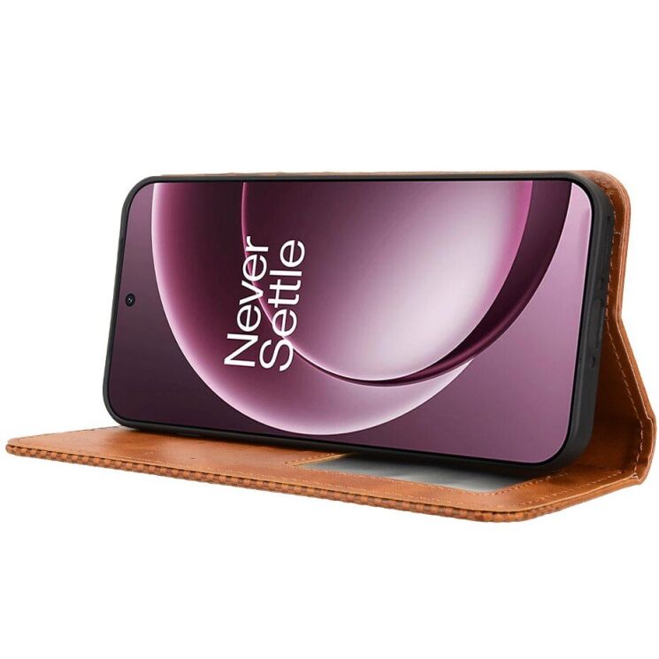 Чехол-книжка Deexe Retro Style для OnePlus 15 - Brown: фото 6 из 16