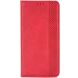 Чехол-книжка Deexe Retro Style для OPPO Reno 16 F/FS - Red (413402R). Фото 4 из 17