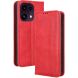 Чехол-книжка Deexe Retro Style для OPPO Reno 16 F/FS - Red (413402R). Фото 1 из 17