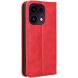 Чехол-книжка Deexe Retro Style для OPPO Reno 16 F/FS - Red (413402R). Фото 8 из 17