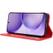 Чехол-книжка Deexe Retro Style для OPPO Reno 16 F/FS - Red (413402R). Фото 7 из 17