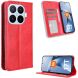 Чохол-книжка Deexe Retro Style для Xiaomi 17T Pro - Red (422318R). Фото 2 з 18