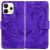 Чехол-книжка Deexe Tiger для Xiaomi Redmi Note 14 4G - Purple: фото 1 из 7