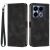 Чехол-книжка Deexe Triangle Series для Infinix Note 40 - Black: фото 1 из 13